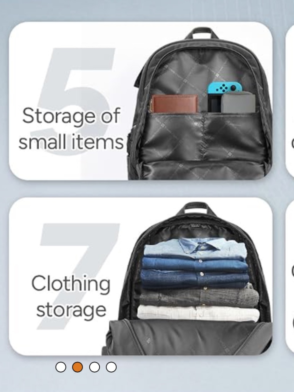 NWT travel inspira USB Charging Backpack - Picture 11 of 12